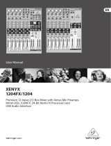 Behringer 1204FX User manual