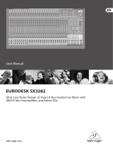 Behringer EURODESK SX3282 User manual