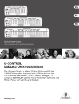 Behringer U-CONTROL UMX490 User manual
