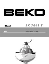 Beko BK 7641 T User manual