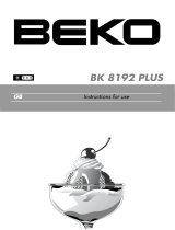 Beko BK 8192 PLUS User manual