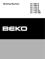 Beko D1 7101 E User manual