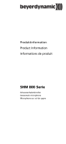 Beyerdynamic SHM 800 Series User manual