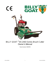 Billy Goat BC2403IC User manual