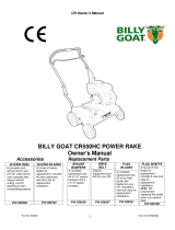 Billy Goat CR550HC User manual