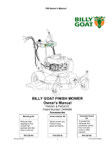 Billy Goat FM3301, FM3301E User manual