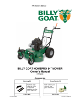 Billy Goat HP3400 User manual