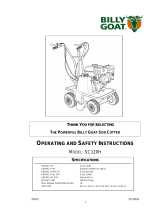 Billy Goat SC120H User manual