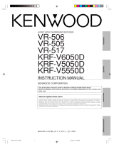 Kenwood VR-505 User manual