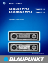 Blaupunkt CASABLANCA MP54 User manual