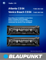 Blaupunkt Atlanta CD34, Venice Beach CD34 User manual