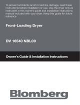 Blomberg DV 16540 NBL00 User manual