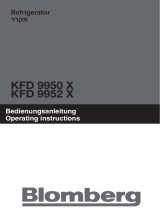 Blomberg KFD 9952 X User manual
