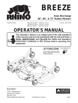 RHINO 60-inch User manual