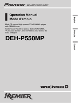 Pioneer DEH-P550MP User manual