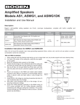 Bogen ASWG1DK User manual