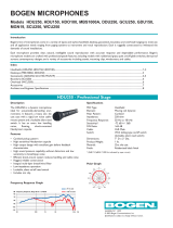 Bogen WCU250 User manual