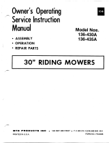 Bolens 136-435A User manual