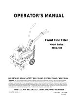 MTD 330 User manual