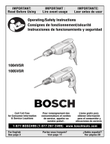 Bosch Power Tools 1005VSR User manual