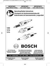 Bosch Power Tools 1210 User manual