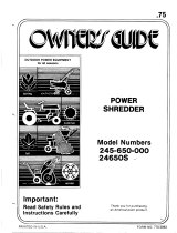 MTD 245-650-000 User manual