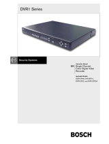 Bosch DVR1EP32 User manual