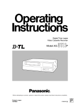 Panasonic AG-DTL1 User manual