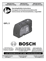 Bosch Power Tools GPL2 User manual