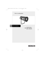 Bosch Appliances LBC 3438/00 User manual