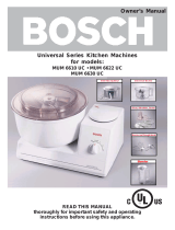 Bosch Appliances MUM 6610 UC User manual