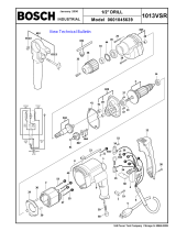 Bosch Power Tools 1033VSR - 1/2" 0-850 RPM Heavy Duty Drill User manual