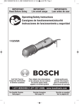 Bosch Power Tools 1132VSR User manual
