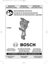 Bosch 11335K User manual