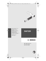 Bosch Power Tools DAF220K User manual