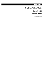 Bose Wave Radio II User manual