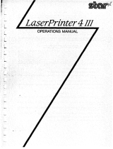 Star Micronics LaserPrinter 4III User manual