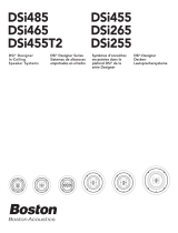 Boston Acoustics DSI255 User manual