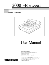 Bell and Howell 2000 FB User manual