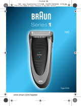 Braun 190 User manual