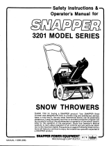 Snapper 3201 User manual