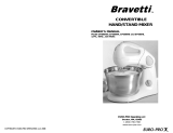 Bravetti HAND/STAND MIXER EP586HB User manual