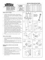 Broan 62BK244TMP User manual