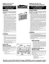 Broan 735 User manual