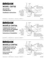 Broan CWT50 User manual