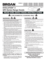Broan QP236WW User manual