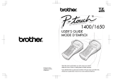 Brother P-Touch 1650 User manual