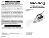 Euro-Pro GI492H User manual