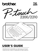 Brother 2210 User manual