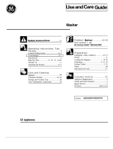 GE MODEL WA7800R User manual